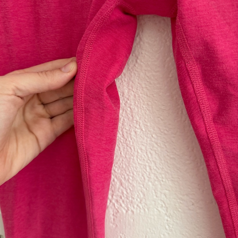 Beyond Yoga Large Spacedye Caught in the Midi High Waisted Leggings Vivid Pink - Picture 5 of 8